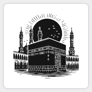 holy kaaba - mecca V2 Magnet